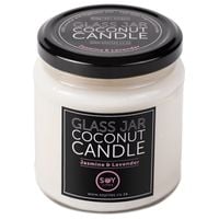 Soylites Coconut Candle - Clear Jar - Jasmine, Lavender